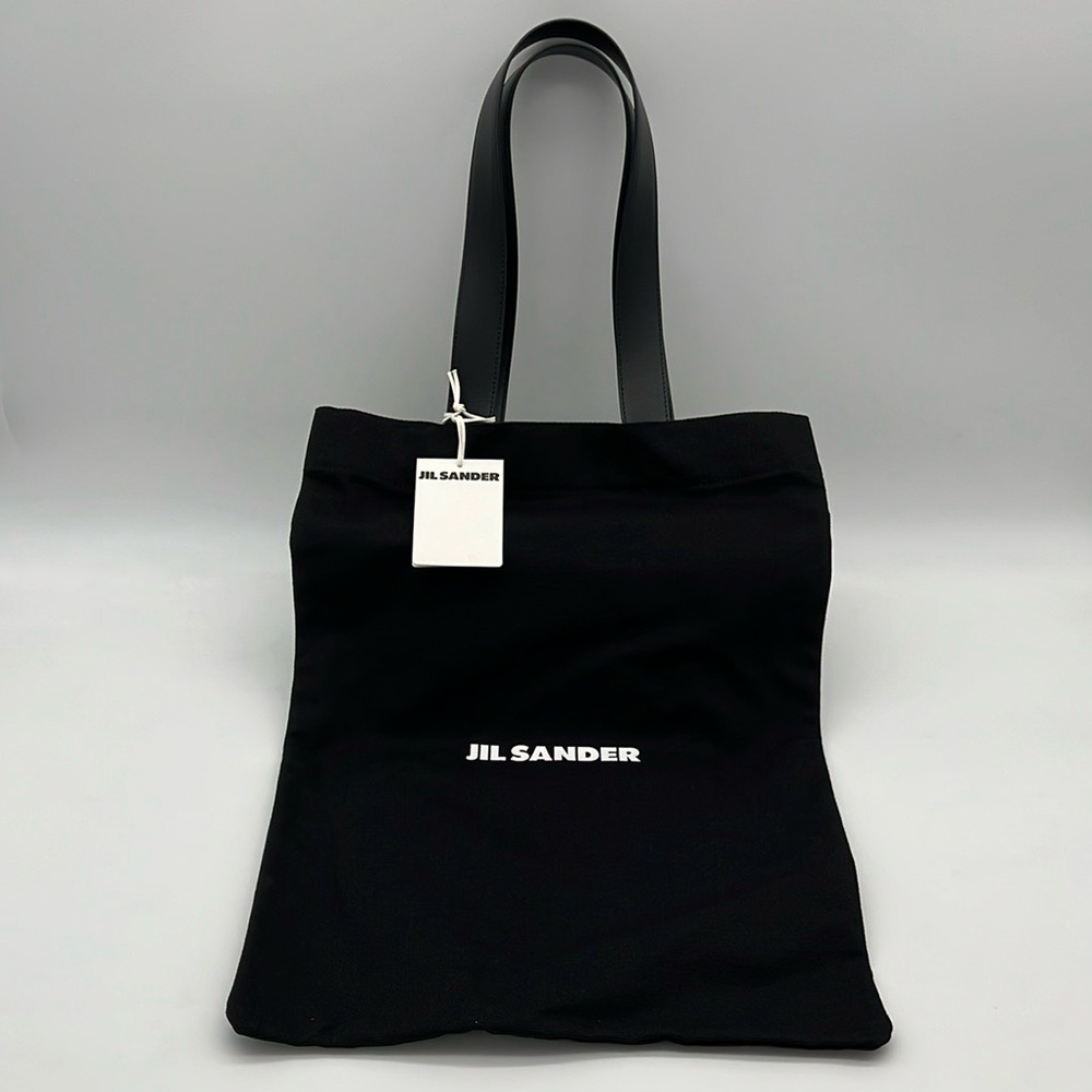 JIL SANDER Book Tote Grande Shopper Bag Black